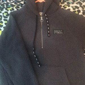 VS Pink Sherpa hoodie